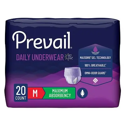 First Quality Products LLC - PWC-512/1 Prevail® for Women Daily Maximum Absorbent Underwear