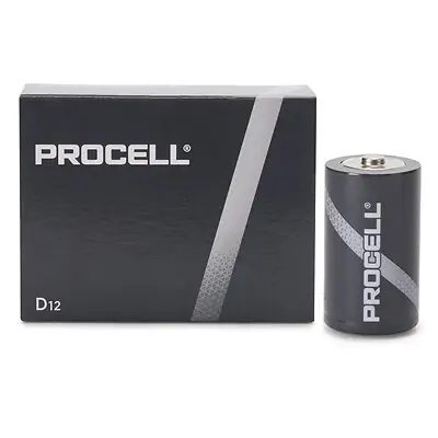 Duracell - PC1300 Alkaline Battery Duracell® Procell® D Cell 1.5 Volt Disposable 12 Pack