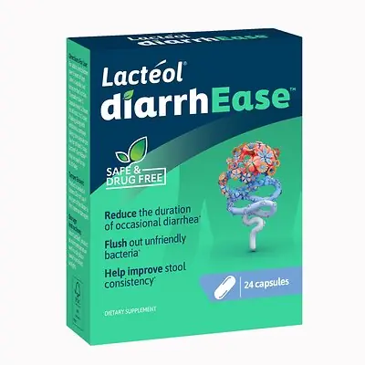 i-Health Inc - 049100401874 Lactéol® diarrhEase™ Digestive Postbiotic Dietary Supplement