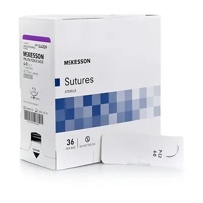 McKesson Brand - SJ422H McKesson Suture with P-12 Needle