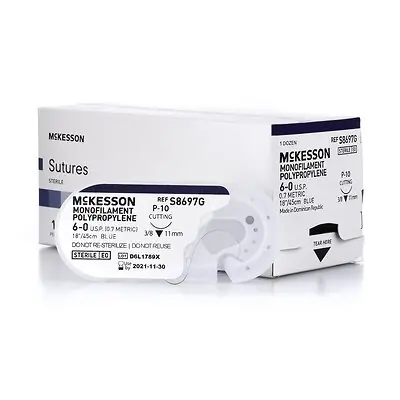 McKesson Brand - S8697G McKesson Suture with P-10 Needle