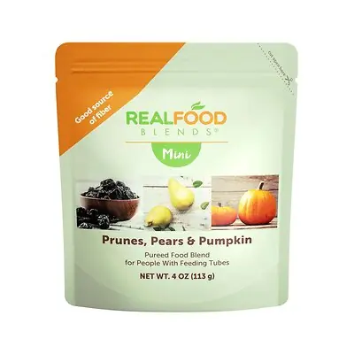 Nutritionals Medicinals - 182829 Tube Feeding Formula Real Food Blends® Mini Prunes / Pears / Pumpkin Flavor Liquid 4 oz. Pouch