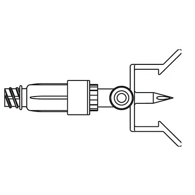 B. Braun - 413504 Mini Spike® Dispensing Pin with Ultrasite® Valve and Security Clip