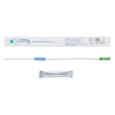 ConvaTec - 509001 Urethral Catheter GentleCath™ Coude Tip Hydrophilic Coated PVC 14 Fr. 16 Inch Length