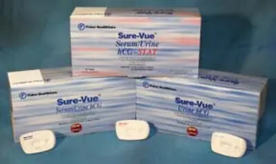 Fisher Anatomical - 23900531 Reproductive Health Test Kit Sure-Vue® Stat hCG Pregnancy Test 50 Tests CLIA Waived Sample Dependent