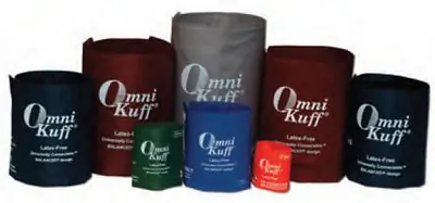 Welch Allyn - 1902SHP Reusable Blood Pressure Cuff Omni-Kuff® 32 to 43 cm Arm Nylon Cuff Large Adult Cuff