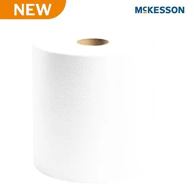 McKesson Brand - FS-UHWWHITETAD1000 Paper Towel McKesson Hardwound Roll 8 Inch X 1000 Foot