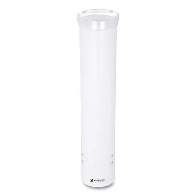 RJ Schinner Co - C4160WH Cup Dispenser San Jamar® White Plastic Manual Pull Surface Mount