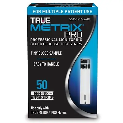 Trividia Health Inc - R3H01P-450 Blood Glucose Test Strips TRUE METRIX® PRO 50 Strips per Pack For Truemetrix® Blood Glucose Meter