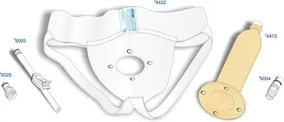 Urocare Products - 4403 Male External Catheter Kit Urocare® Urinal 20 - 40mm Diameter Universal Suspensory Garment 26- 46 Inch Waist Latex
