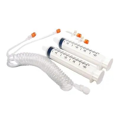 Guerbet LLC - 801800B MRI Dual Syringe Kit OptiStar® Elite 90 Inch Tubing with Check Valve 2 X 60 mL