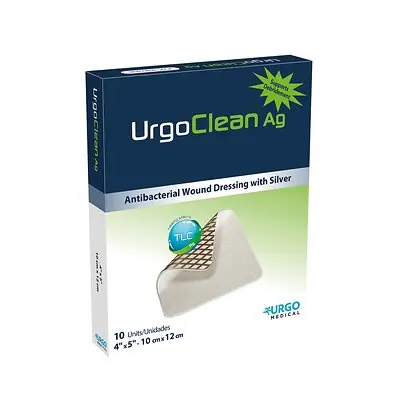 Urgo Medical North America LLC - 603071 Silver Dressing UrgoClean Ag Rectangle Sterile