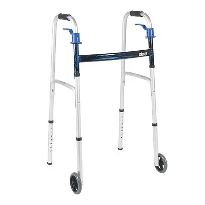 Drive DeVilbiss Healthcare - 10226-1 drive™ Aluminum Dual Release Folding Walker