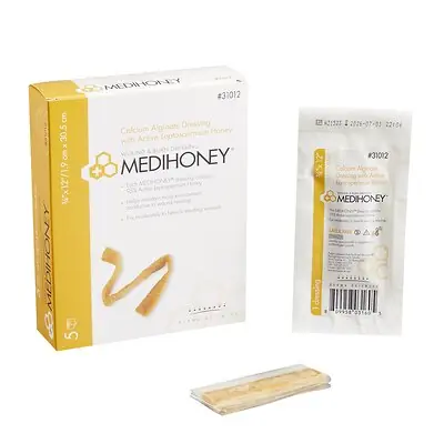 McKesson Brand - 31012 Medihoney® Calcium Alginate Dressing