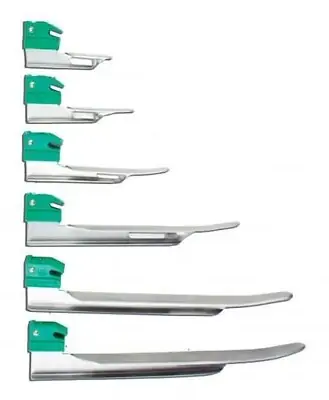 Sun Med - 5-5333-03 GreenLine® Laryngoscope Blade for Green System Fiberoptic Laryngoscope