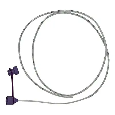 Vesco Medical - VED-89012EO Pediatric Nasogastric Feeding Tube with ENFit® Connector 12 Fr. 35 Inch Tube Polyurethane Sterile