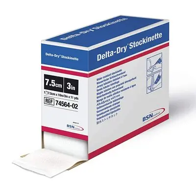BSN Medical - 7456402 Stockinette Water Resistant Delta-Dry® 3 Inch X 11 Yard Polypropylene / Nylon / Polyester Mesh NonSterile