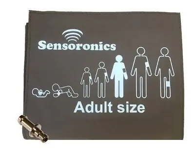 Sensoronics Inc - SRBP-ST-A-BF Reusable Blood Pressure Cuff Sensoronics 27 to 35 cm Arm Nylon Cuff Adult Cuff