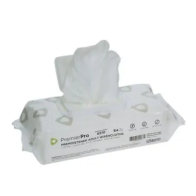S2S Global - 6510 Personal Cleansing Wipe PremierPro™ Soft Pack Fresh Scent 64 Count