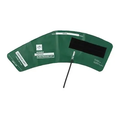 Medline - MDS9914BCRE Reusable Blood Pressure Cuff Bariatric Contour 38 to 54 cm Leg Cloth Fabric Cuff Bariatric Cuff