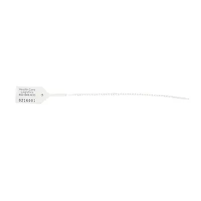 Health Care Logistics - 7814 Pull-Tight Seal Health Care Logistics Numbered White Polypropylene 9 Inch Length