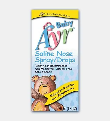 BF Ascher - 00225055050 Ayr® Baby Saline Nose Spray/Drops