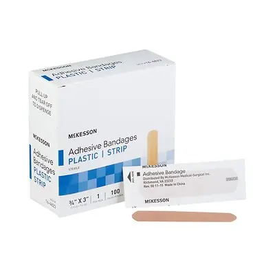 McKesson Brand - 16-4823 McKesson Adhesive Strip/Plastic Patch