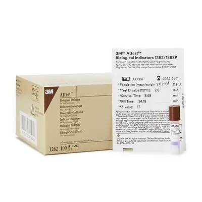 Solventum Corporation - 1262 3M™ Attest™ 48-Hour Biological Indicator Vial for Steam Sterilization