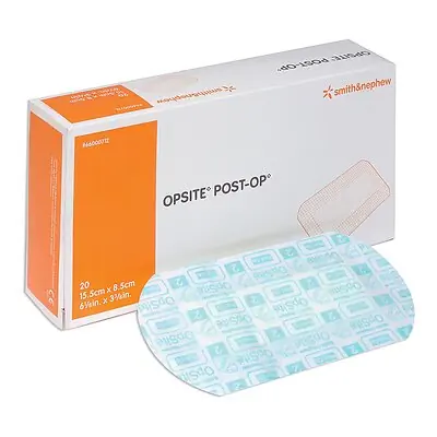 Smith & Nephew - 66000712 OpSite Post Op Transparent Film Dressing with Pad