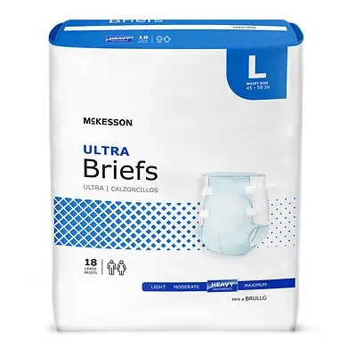 McKesson Brand - BRULLG McKesson Ultra Heavy Absorbency Incontinence Brief