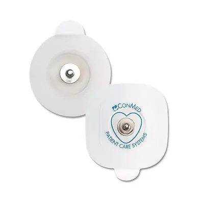 Conmed - 1700-005 ECG Snap Electrode Cleartrace™ Snap Connector Conductive Adhesive Gel Tape Backing Adult Radiolucent 5 per Pouch
