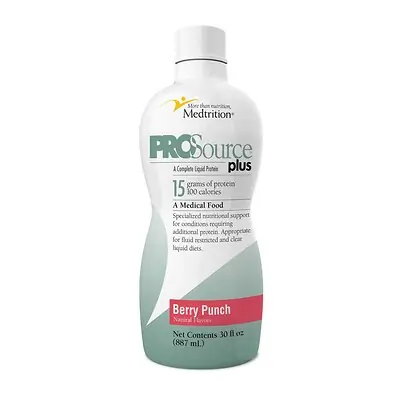Medtrition-National Nutrition - 11661 ProSource® Plus Berry Punch Collagen and Whey Protein Formula
