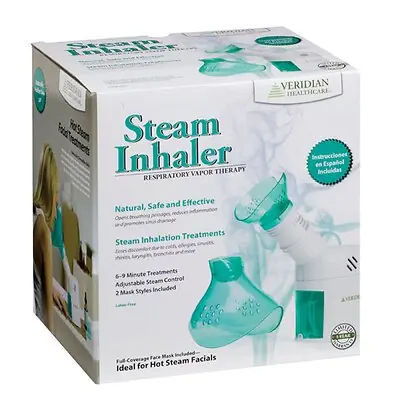 Veridian Healthcare LLC - 11-525 Steam Inhaler Respiratory Vapor Therapy System
