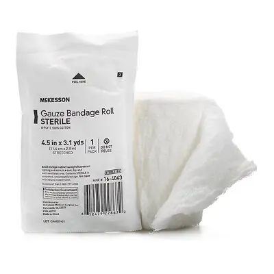 McKesson Brand - 16-4043 McKesson Sterile Fluff Bandage Roll