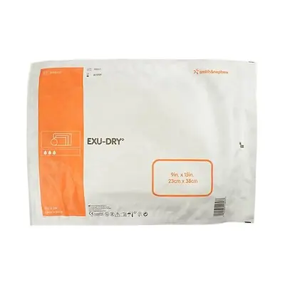 Smith & Nephew - 5999009 Smith & Nephew Exu-Dry Anti-Shear Super Absorbent Dressing