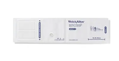 Welch Allyn - SOFT-13-1HP Single Patient Use Blood Pressure Cuff FlexiPort® 40 to 55 cm Leg Cloth Fabric Cuff Thigh Cuff