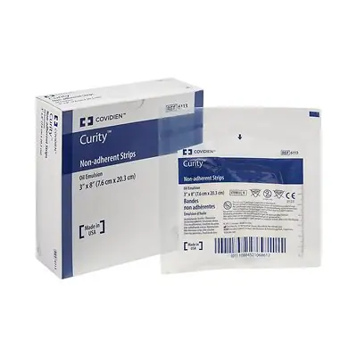 Cardinal 6113- - Curity™ Oil Emulsion Impregnated Dressing, 3 x 8 Inch - 1/Each, 24/Box, 144/Case