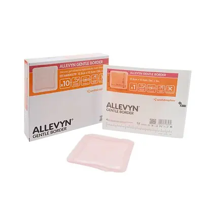 Smith & Nephew - 66800279 Allevyn Gentle Border Silicone Foam Dressing
