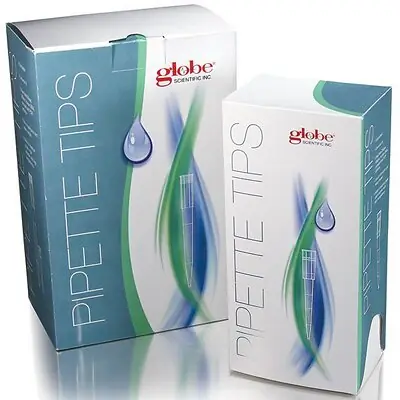 Globe Scientific - 150803 Filter Pipette Tip 0.1 to 10 µL Graduated Sterile
