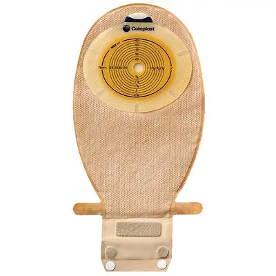 Coloplast - 15821 SenSura® Flat 1-Piece Transparent Colostomy Pouch