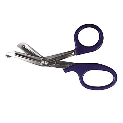 McKesson Brand - 320VMM Trauma Shears McKesson Medicut™ Purple 7-1/4 Inch Length Medical Grade Stainless Steel Finger Ring Handle Blunt Tip / Blunt Tip