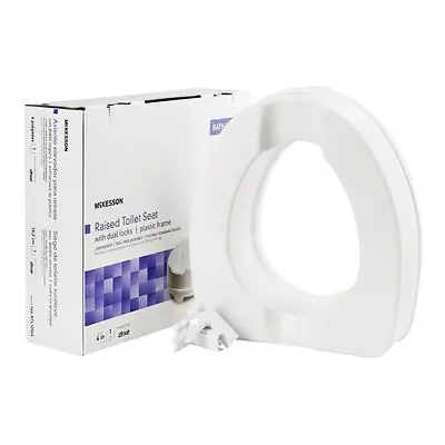 McKesson Brand - 146-RTL12064 McKesson Raised Toilet Seat