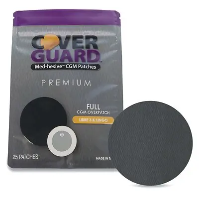 Veridian Healthcare LLC - 101-101B Sensor Overpatch Cover Guard Black For FreeStyle Libre 3