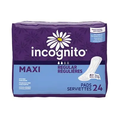 First Quality Products LLC - MC-201 Feminine Pad Incognito® Maxi Regular Absorbency