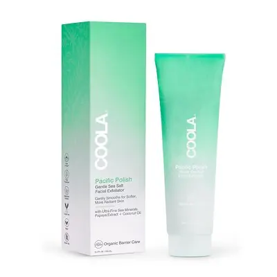 COOLA LLC - CL10330 Facial Cleanser Coola® Pacific Polish Gentle Sea Salt Exfoliator Cream 3.4 oz. Tube Scented
