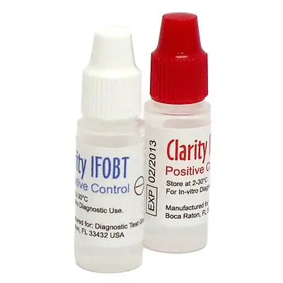 Clarity Lab Group LLC - DTG-FOBCTLS Colorectal Cancer Screening Control Fecal Occult Blood Test (FOBT) 1 mL