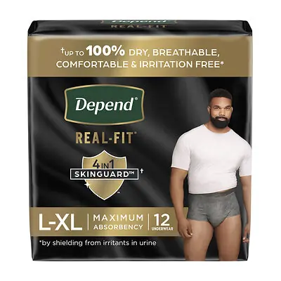 Kimberly Clark - 55427 Depend® Real Fit® Underwear for Men
