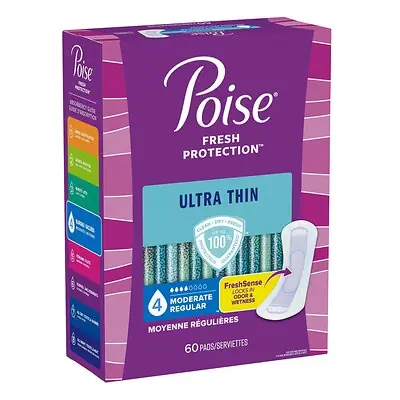 Kimberly Clark - 51397 Poise® Ultra Thin Moderate Bladder Control Pad