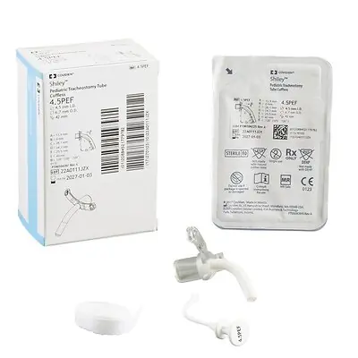 Medtronic MITG - 4.5PEF Uncuffed Tracheostomy Tube Shiley™ Size 4.5 Pediatric
