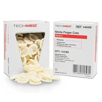Dukal - 4404M Tech-Med® Nitrile Finger Cot